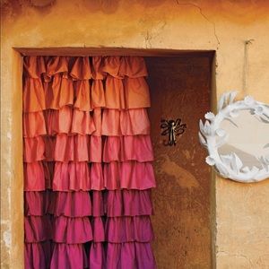 Anthropologie smoldering hues shower curtain